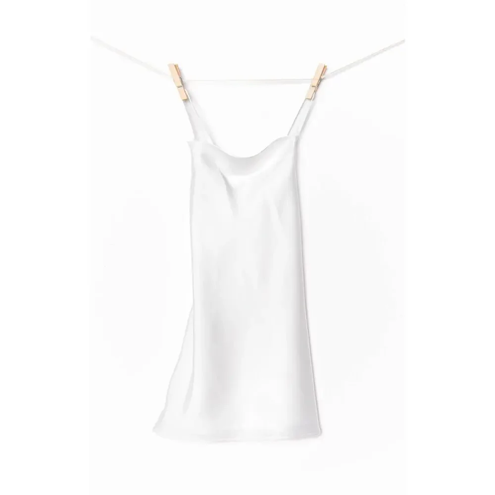 Show Me Your Mumu Little Verona Dress Ivory Luxe Satin